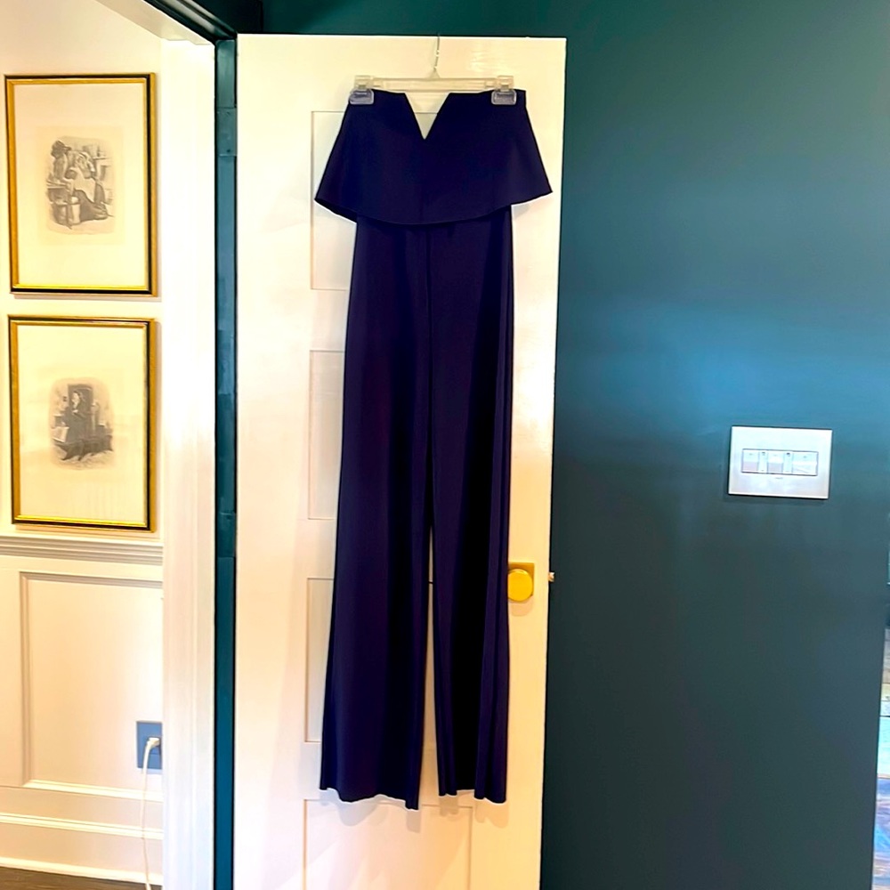 Lulus Navy Blue Pants Romper